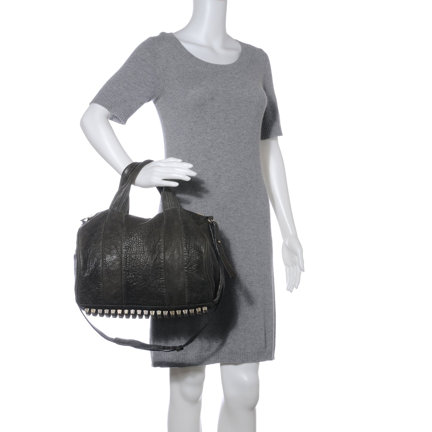 Leather Rocco Duffel Smoke
