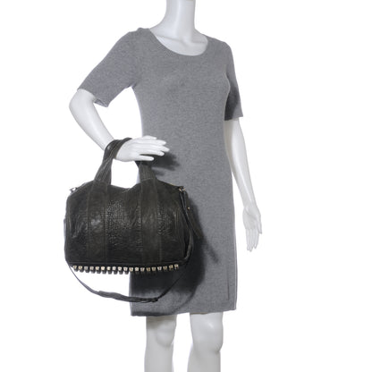 Alexander Wang Leather Rocco Duffel Smoke 2 of 6