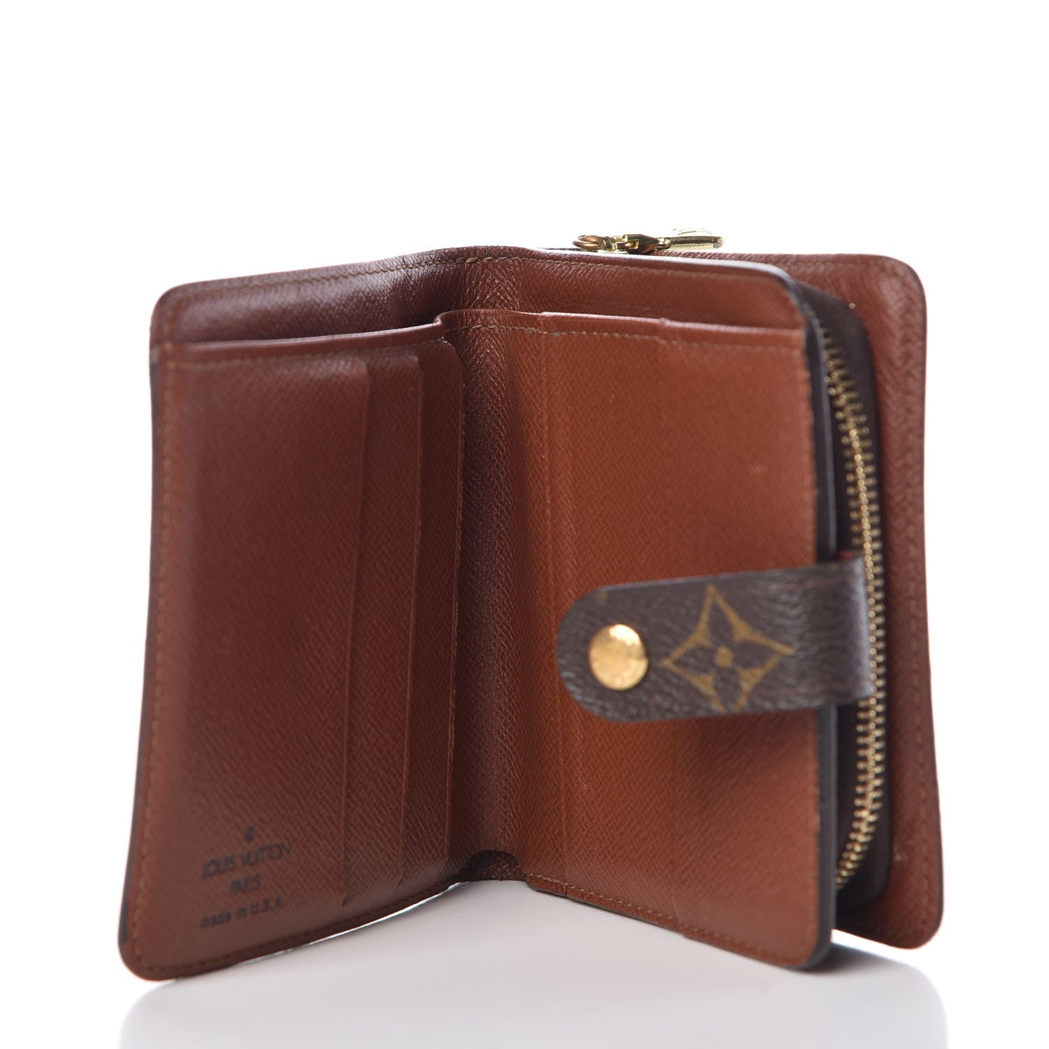 Louis Vuitton Monogram Compact Zippe Zipped Wallet 5 of 8