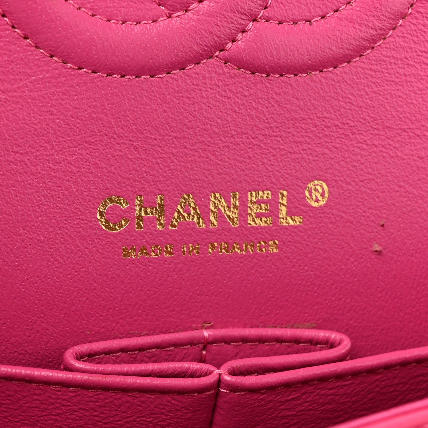 Chanel Lambskin Chevron Quilted Medium Double Flap Pink 6 of 18