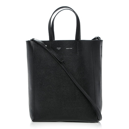 Celine Grained Calfskin Small Vertical Cabas Black 1 of 6