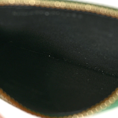 Saint Laurent Calfskin 5 Fragments Zip Pouch Card Holder New Vert Praire 6 of 7