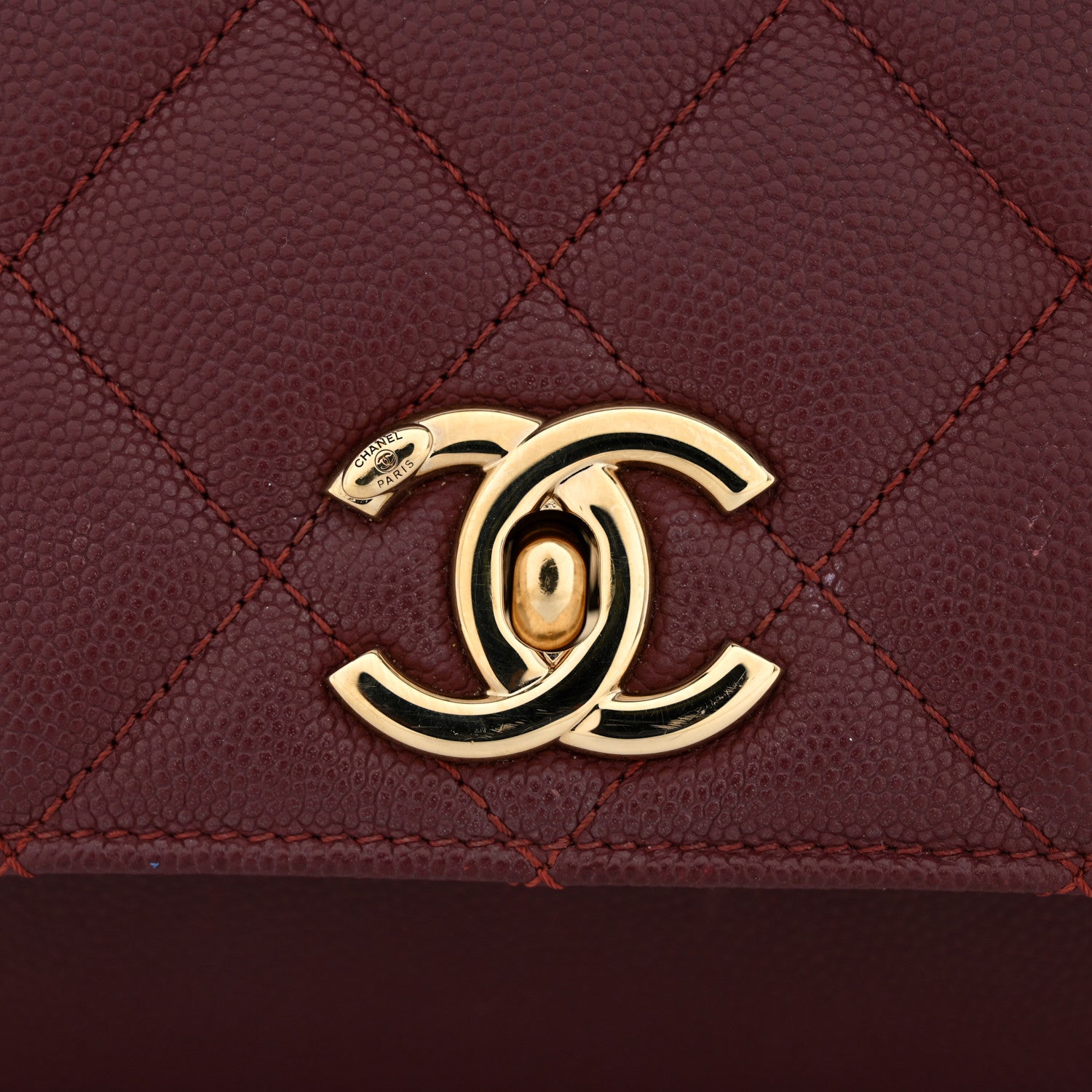 Chanel Caviar Quilted Small Business Affinity Flap Burgundy 12 of 12