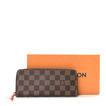 Louis Vuitton Damier Ebene Clemence Wallet Cherry 8 of 8