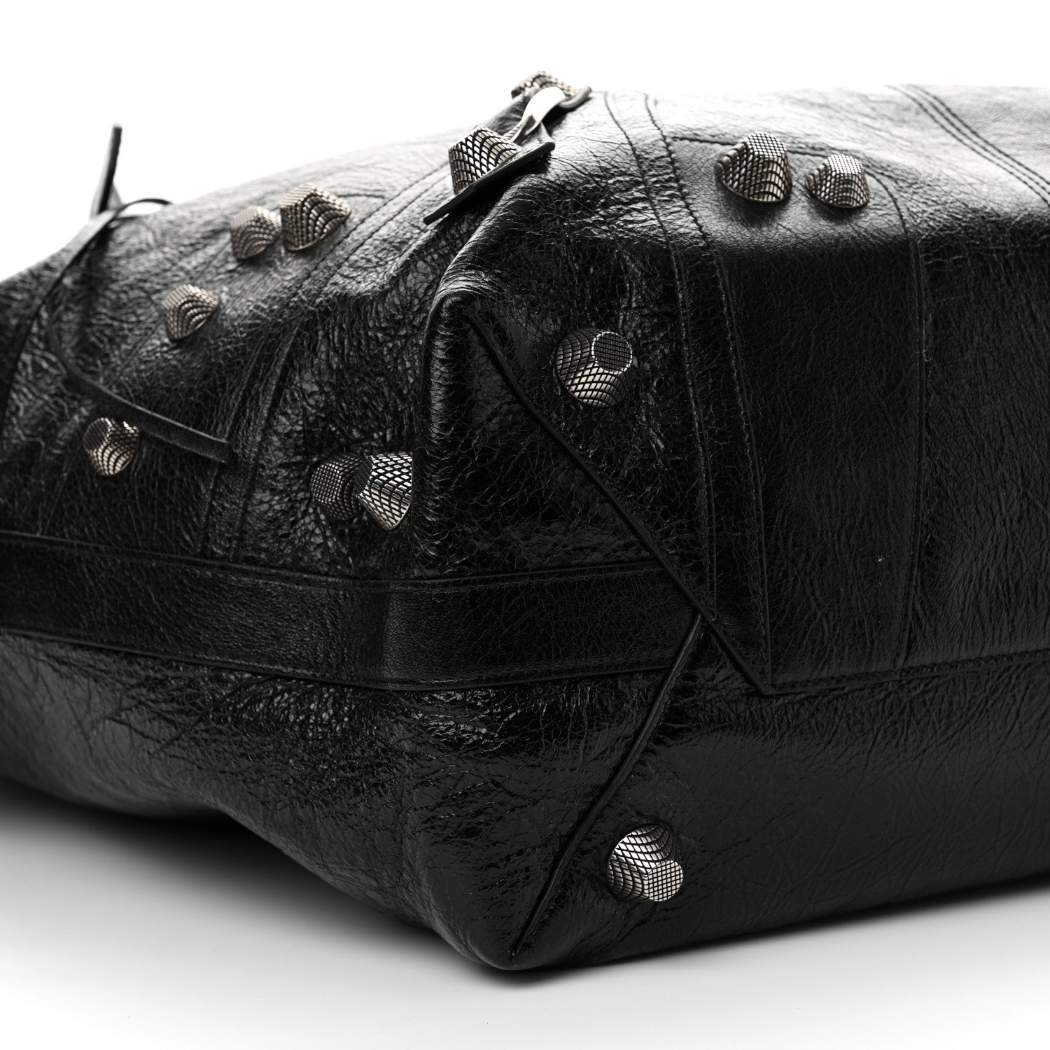 Balenciaga Agneau Arena Large Le Cagole Carry All Bag Black 10 of 11