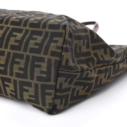 Fendi Zucca Medium Roll Tote Tobacco 9 of 10