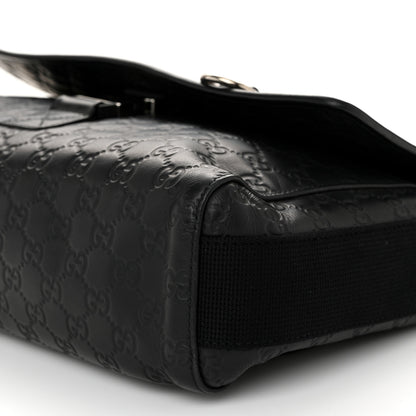 Gucci Rubber Guccissima Medium Messenger Bag Black 10 of 10