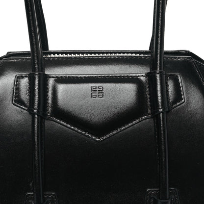 Givenchy Box Calfskin Mini Lock Antigona Shoulder Bag Black 7 of 11