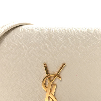 Saint Laurent Grain De Poudre Classic Monogram Kate Tassel Chain Wallet Crema Soft 7 of 10