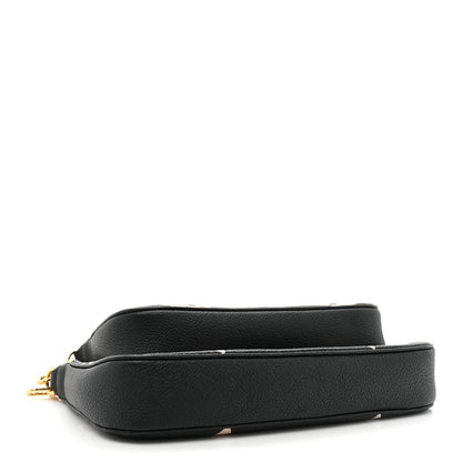 Louis Vuitton Empreinte Monogram Giant Multi Pochette Accessories Black Beige 4 of 11