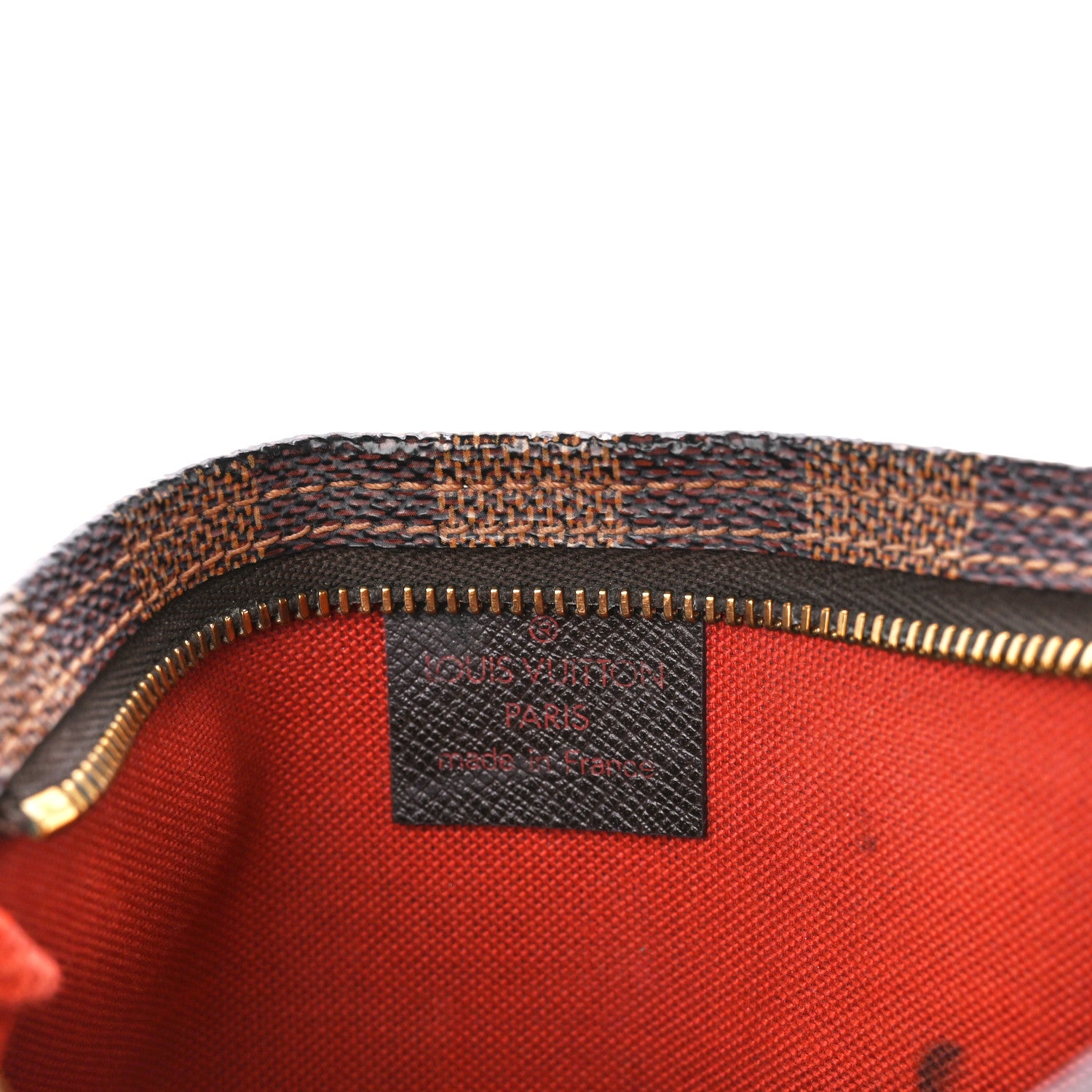 Louis Vuitton Damier Ebene Trousse Make Up Bag Pochette 6 of 10