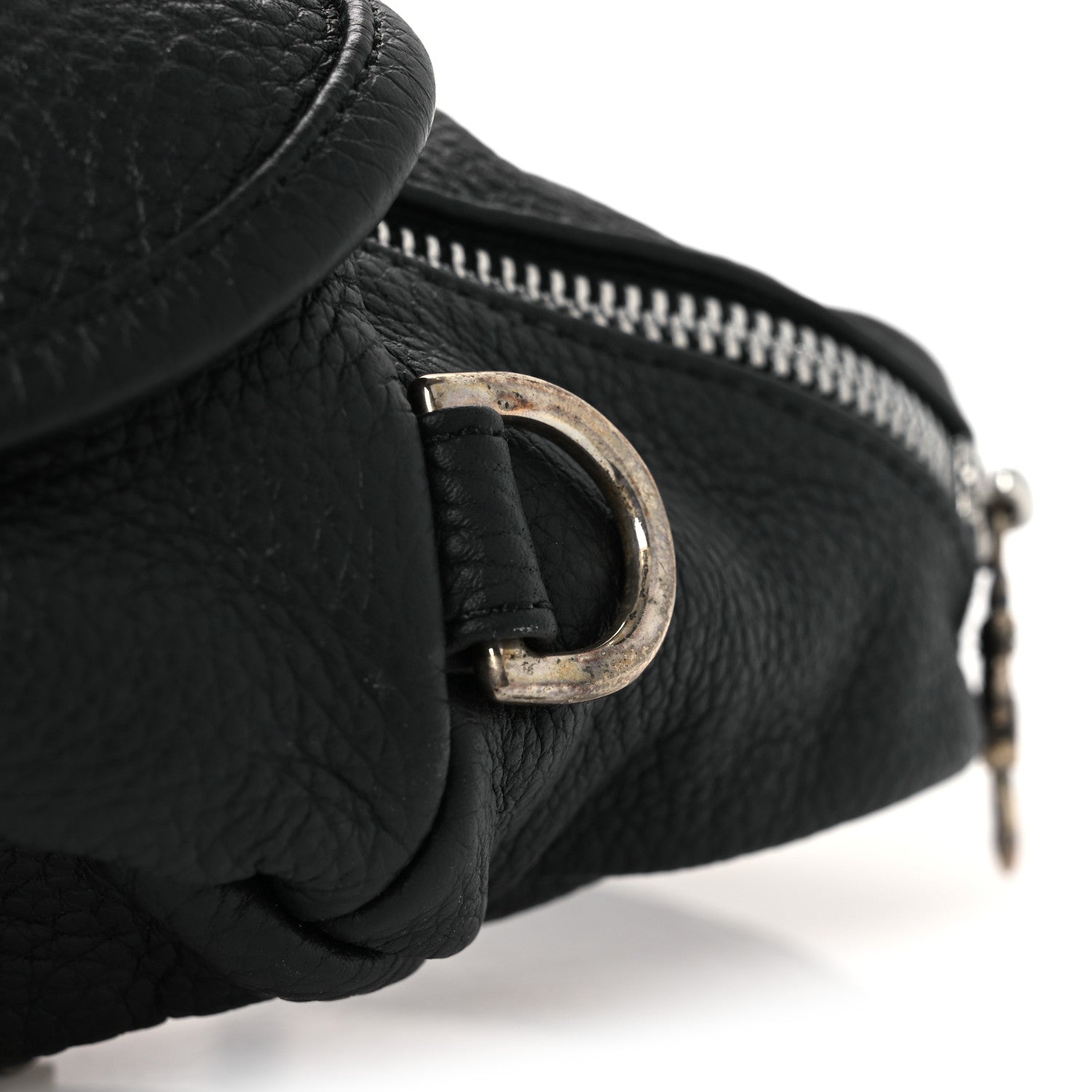 Chrome Hearts Grained Calfskin Mini Snat Pack Gunslinger Waist Bag Black 9 of 13