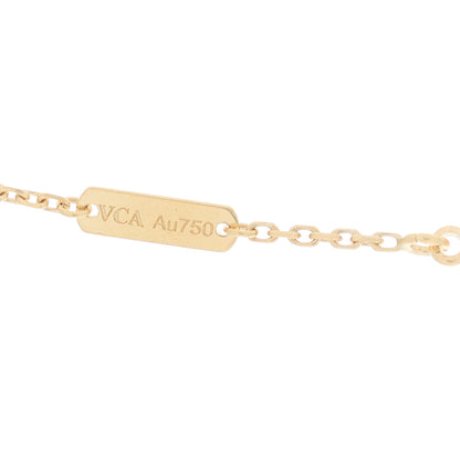 Van Cleef & Arpels VAN CLEEF &amp; ARPELS 18K Yellow Gold Black Onyx Vintage Alhambra Pendant Necklace 4 of 6