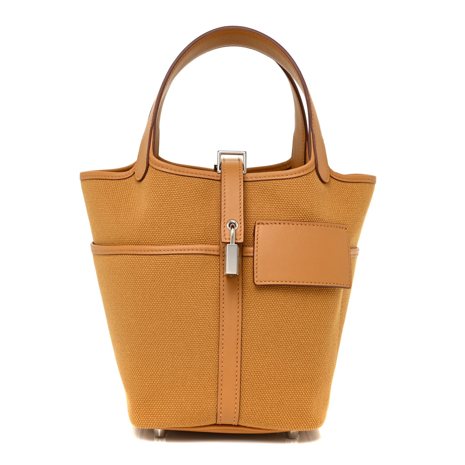 Hermes Toile Goeland Swift Cargo Picotin Lock 18 Sesame 1 of 10