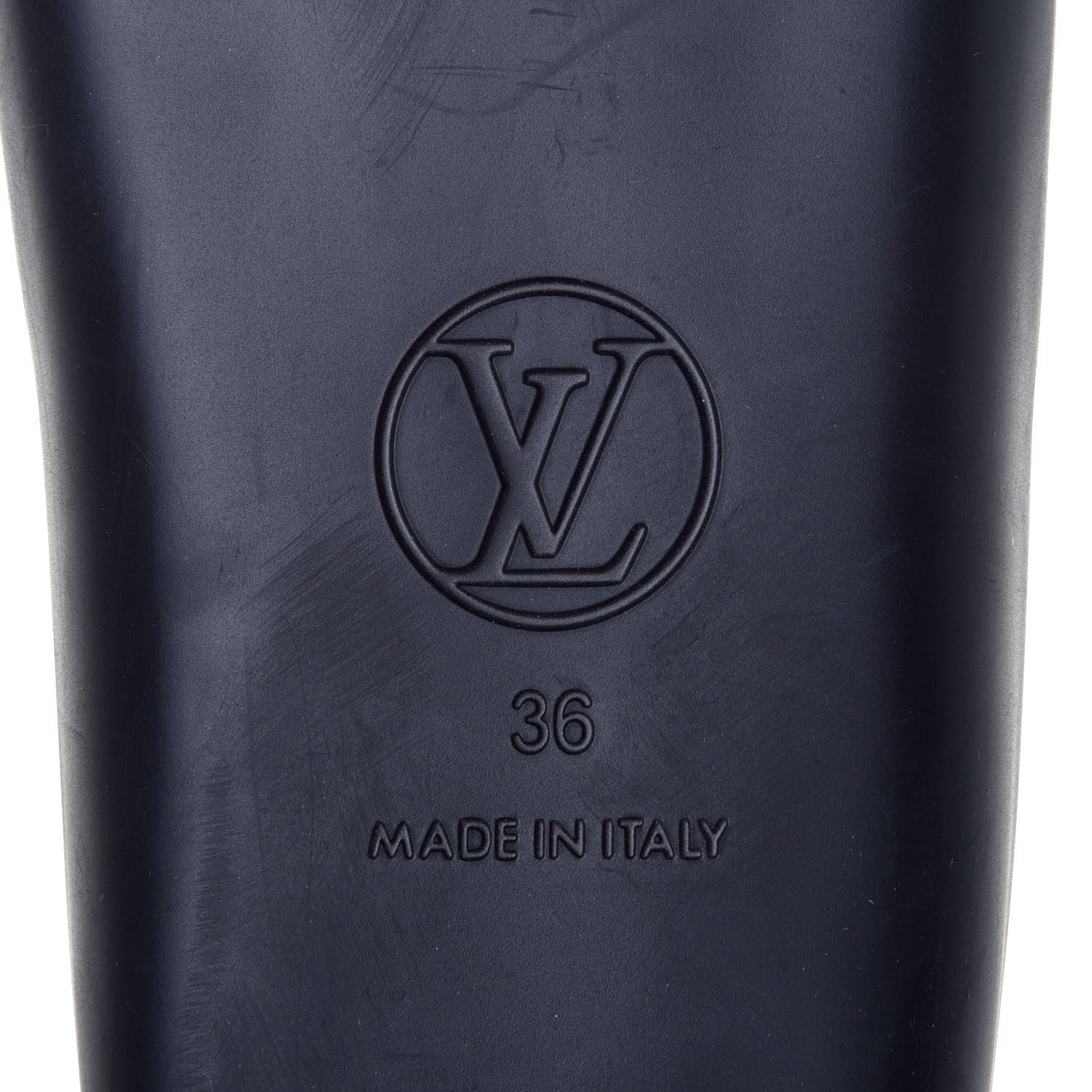 Louis Vuitton Metallic Calfskin Monogram Logo Sunbath Slide Sandals 36 6 of 8