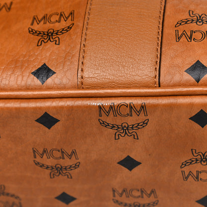 MCM Visetos Large Liz Reversible Shopper Tote Cognac 16 of 24