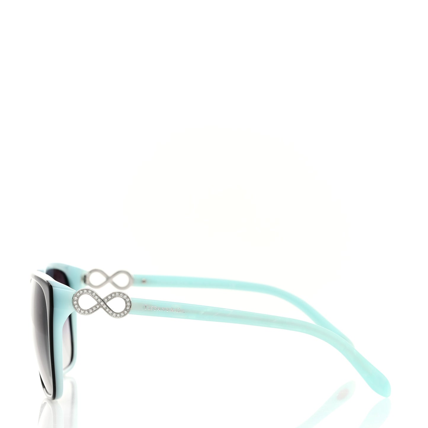 Crystal TF4111-B Infinity Sunglasses Black Blue