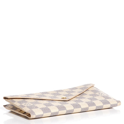 Louis Vuitton Damier Azur Long Origami Wallet 4 of 7