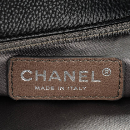 Chanel Calfskin Mademoiselle Lock Flap Bag Black 5 of 6