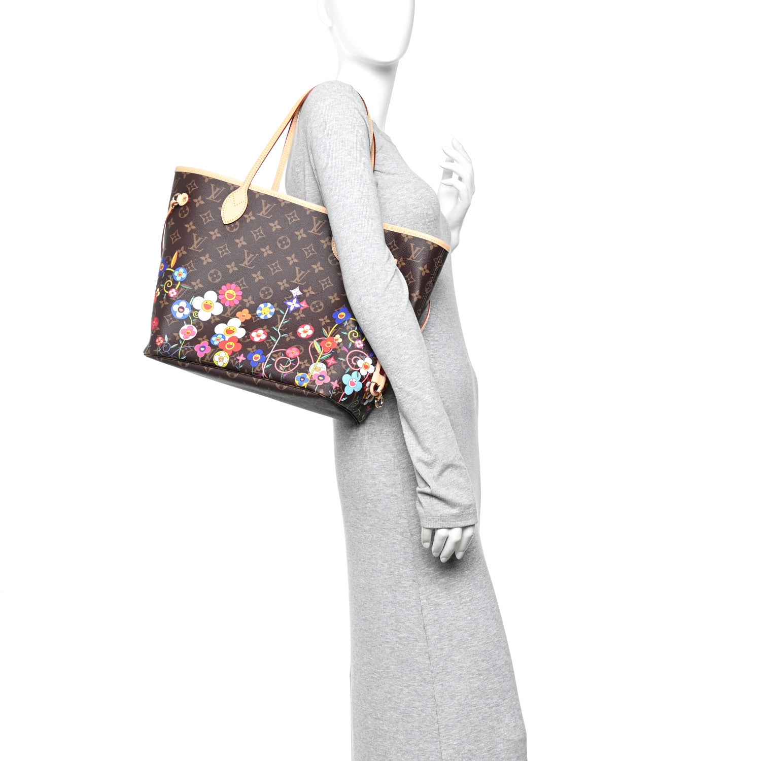 Louis Vuitton LV X TM Monogram Flowers Neverfull MM 1868675