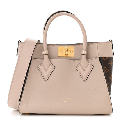 Louis Vuitton Calfskin Monogram On My Side PM Greige 1 of 10
