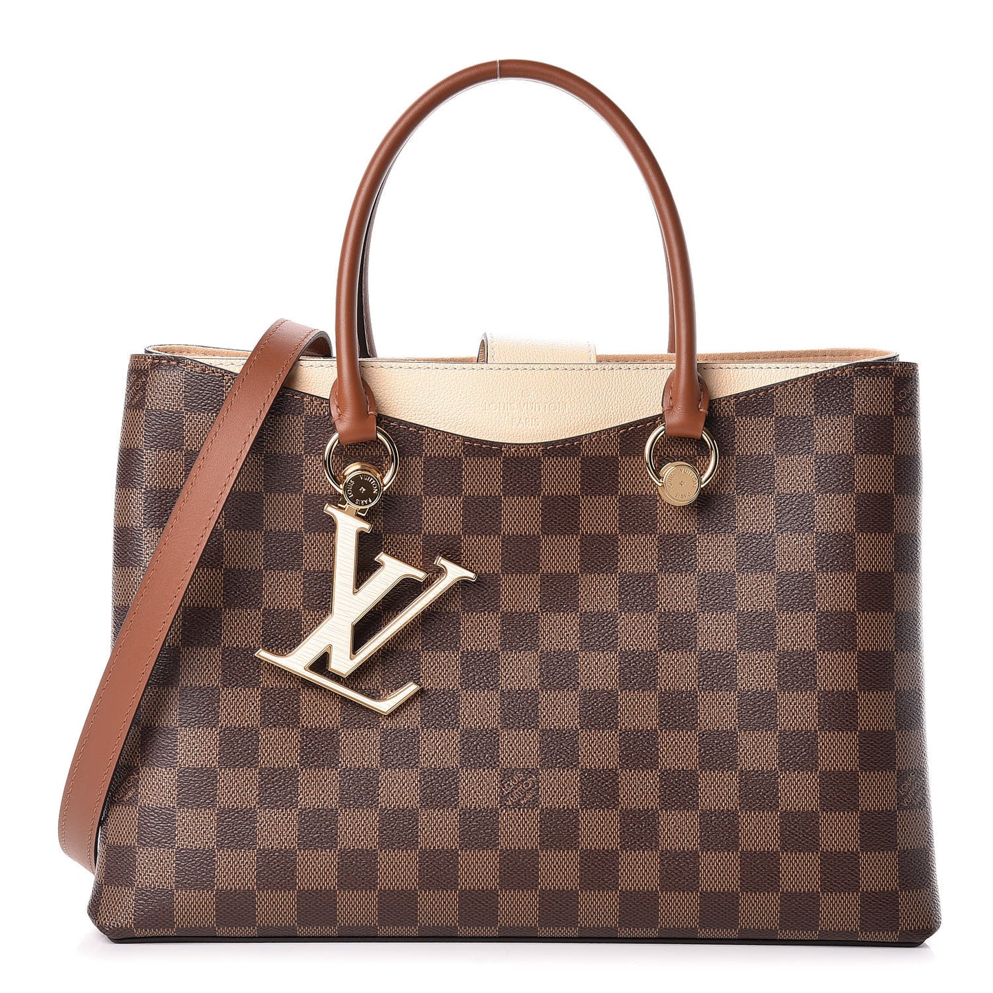 Damier Ebene LV Riverside Creme