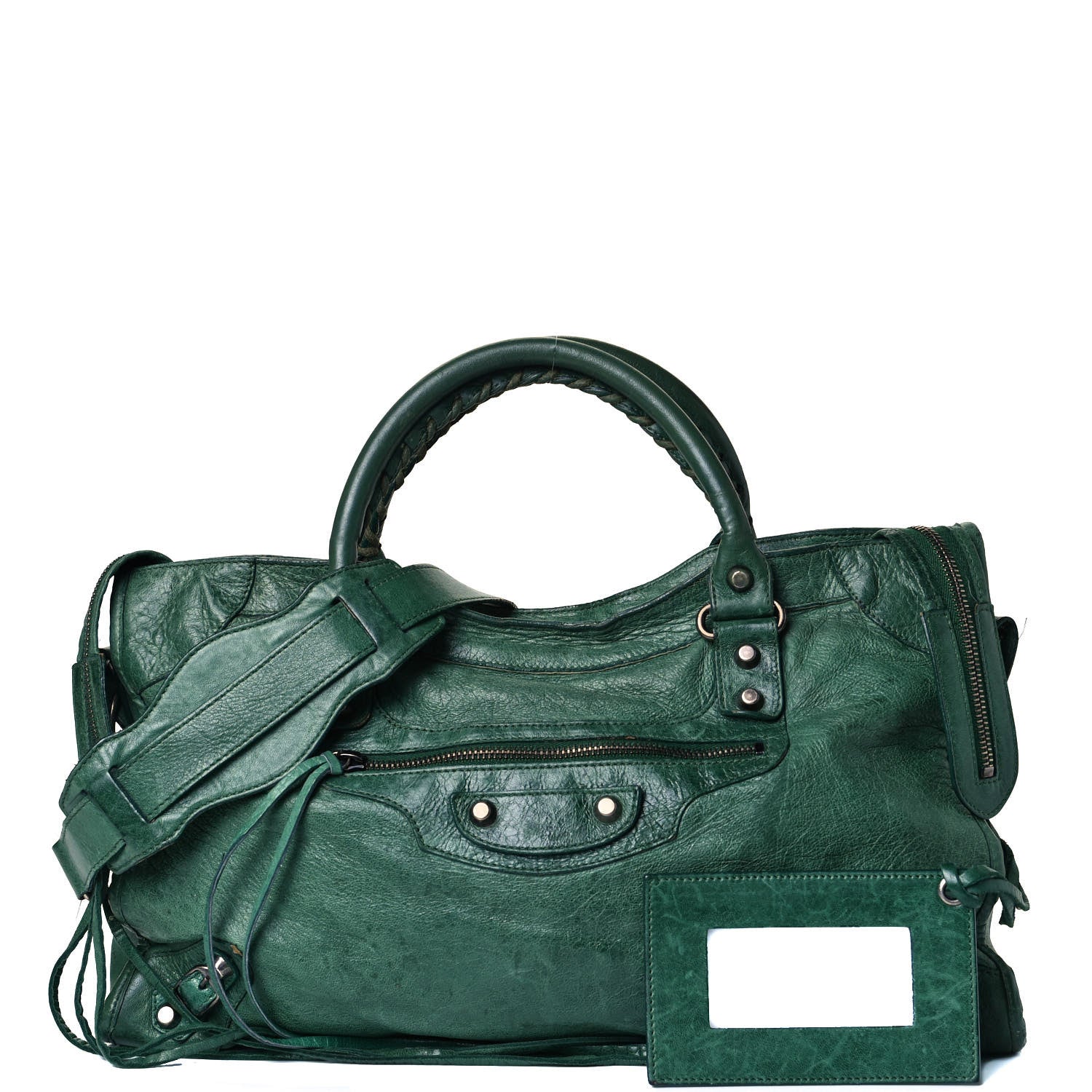 Balenciaga Chevre Classic Hardware City Mystery Green 8 of 10