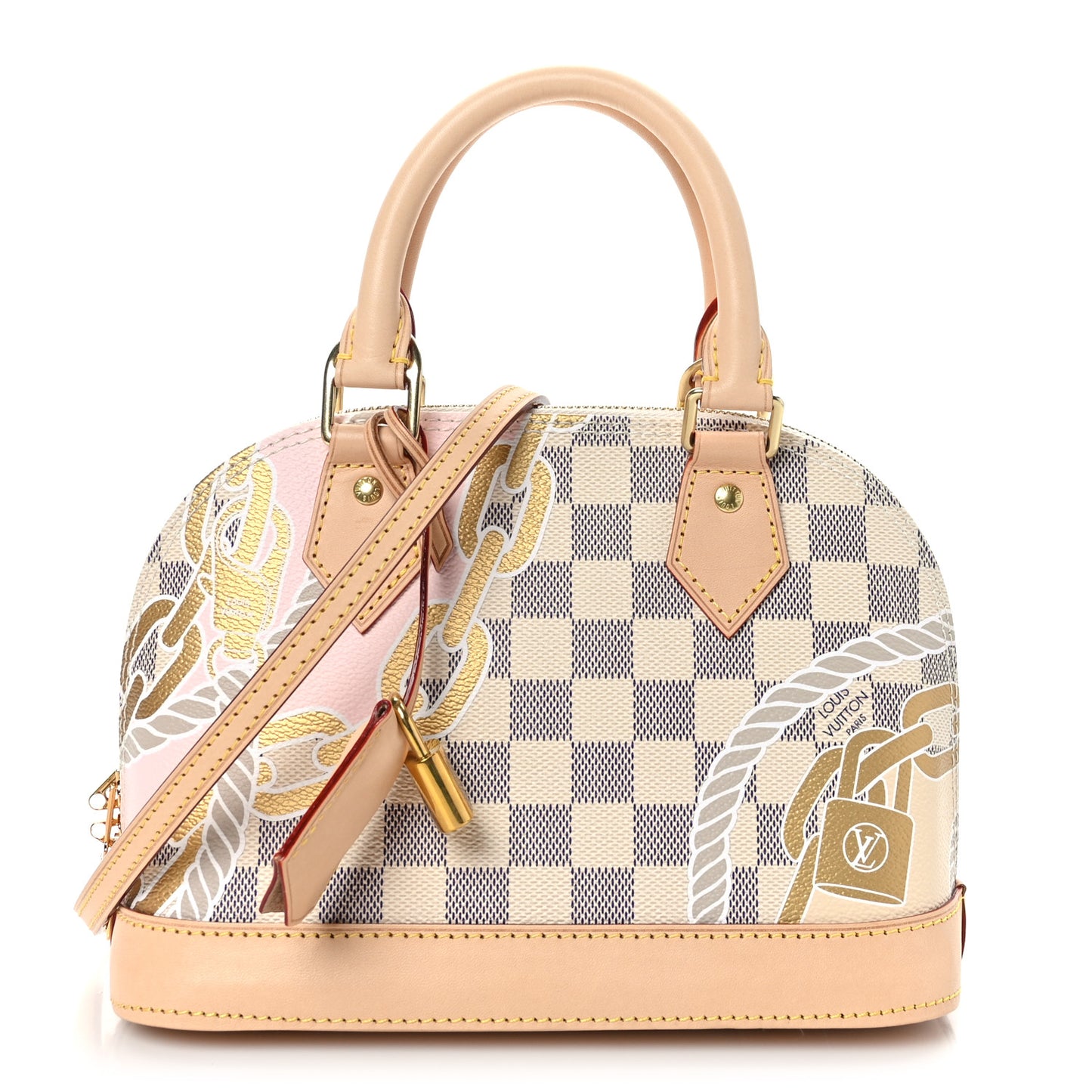 Damier Azur Nautical Alma BB