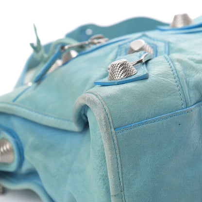 Balenciaga Agneau Giant 21 Silver Hardware City Turquoise 9 of 23