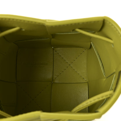 Bottega Veneta Nappa Maxi Intrecciato Mini Cassette Bucket Bag Kiwi 5 of 9