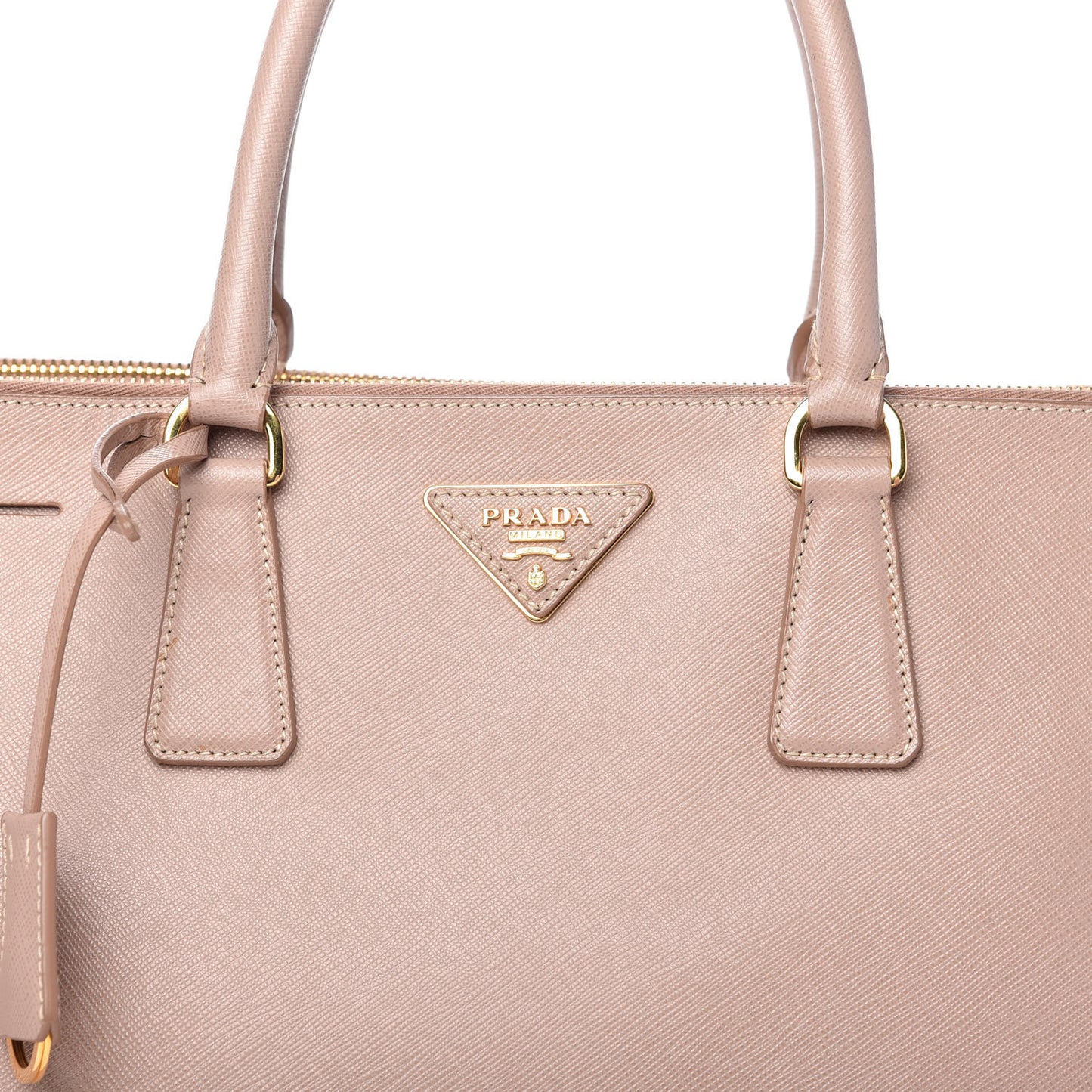 Saffiano Lux Medium Tote Cammeo