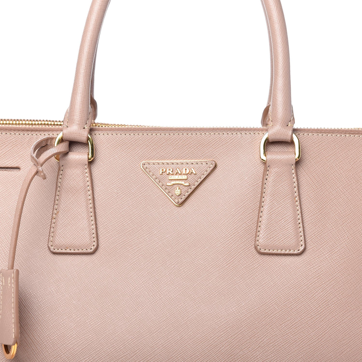 Prada Saffiano Lux Medium Tote Cammeo 10 of 10