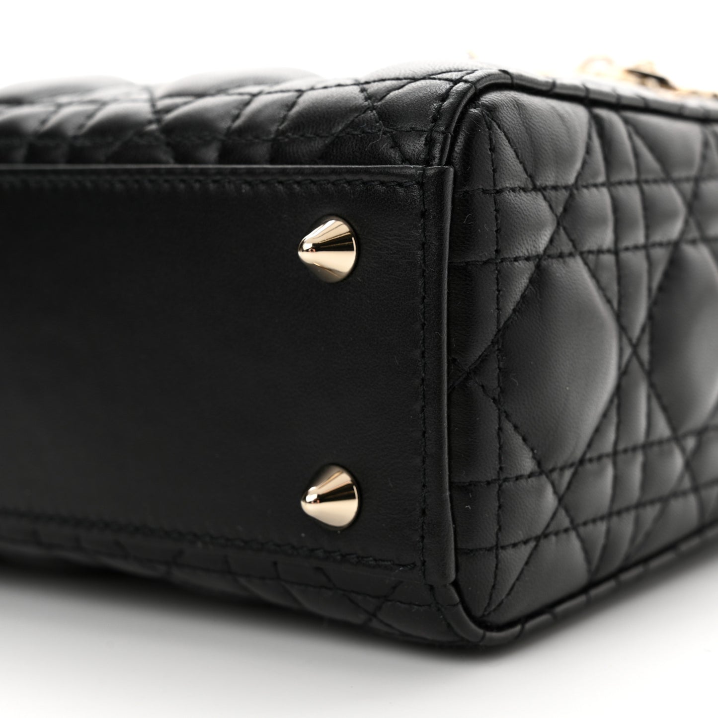 Lambskin Cannage Small My ABCDior Lady Dior Black