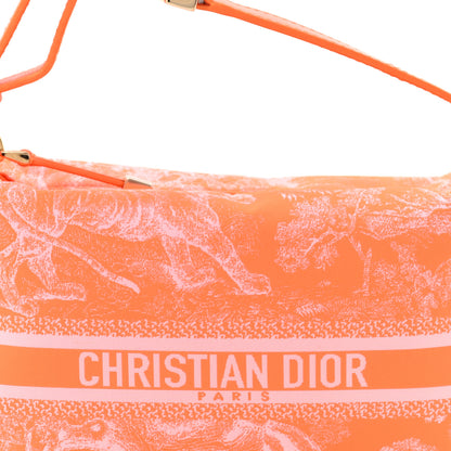 Christian Dior Technical Fabric Toile De Jouy DiorTravel Nomad Pouch Orange 8 of 13