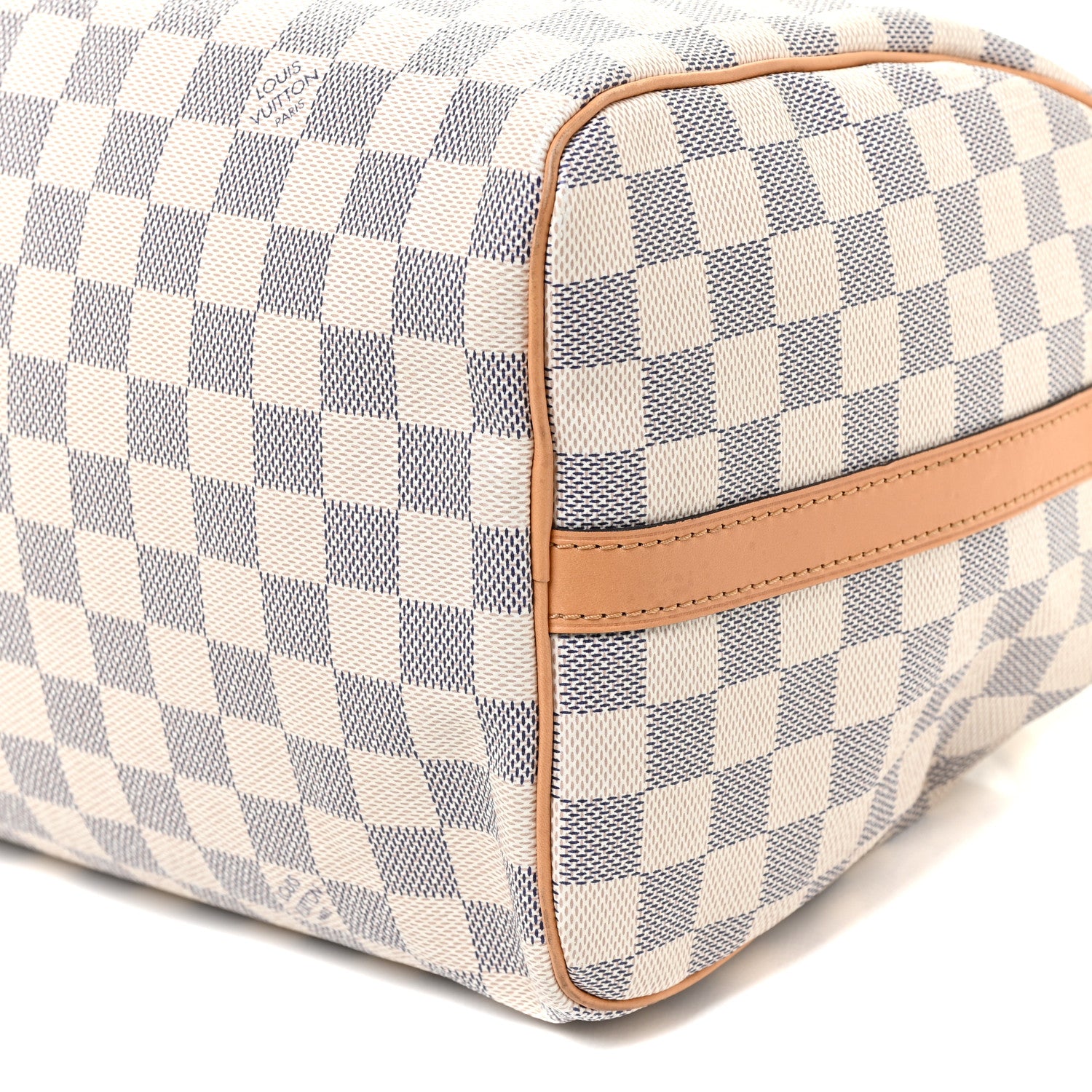 Louis Vuitton Damier Azur Braided Speedy Bandouliere 30 Blue 10 of 11