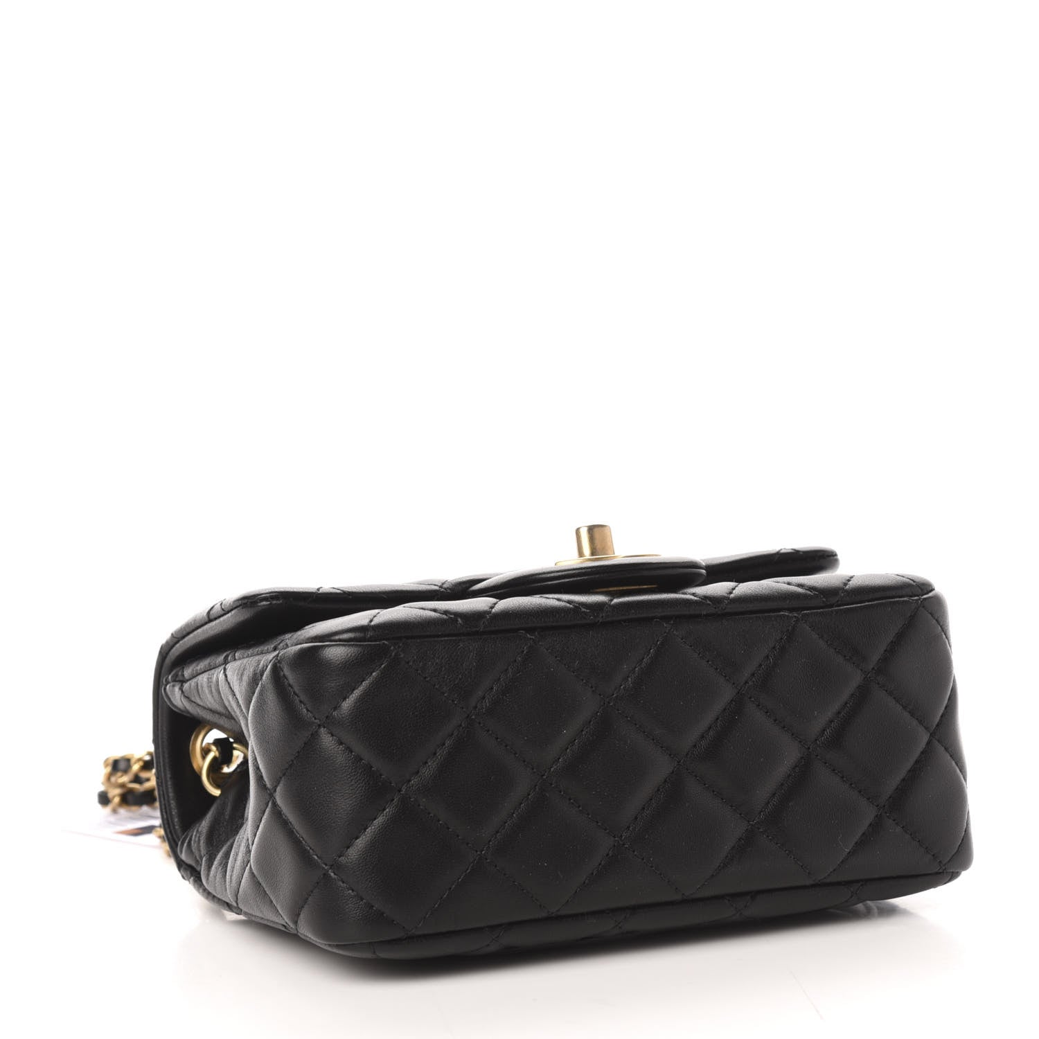 Chanel Lambskin Quilted Mini Pearl Crush Flap Black 4 of 10