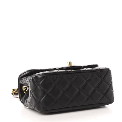 Chanel Lambskin Quilted Mini Pearl Crush Flap Black 4 of 10