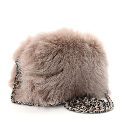 Prada Fox Fur Snakeskin Chain Bag 2 of 10
