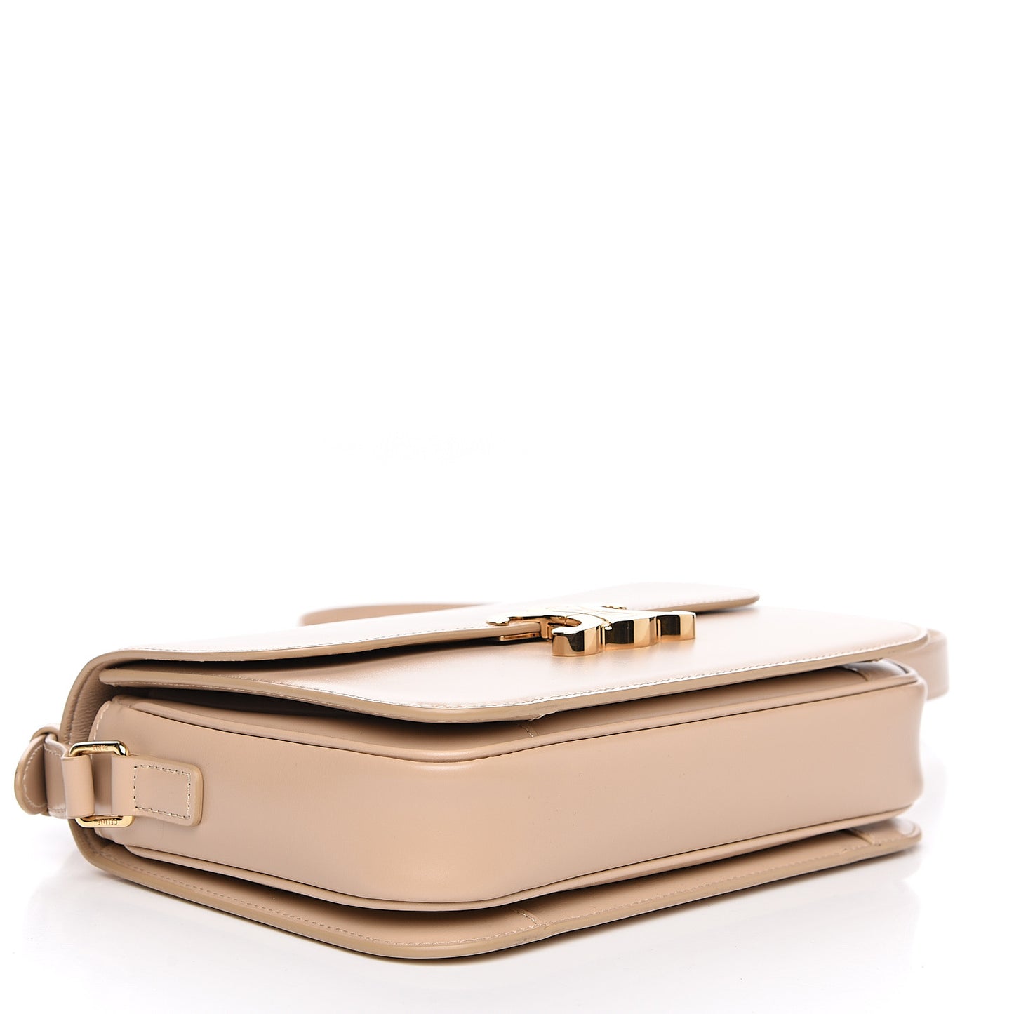 Shiny Calfskin Medium Triomphe Nude
