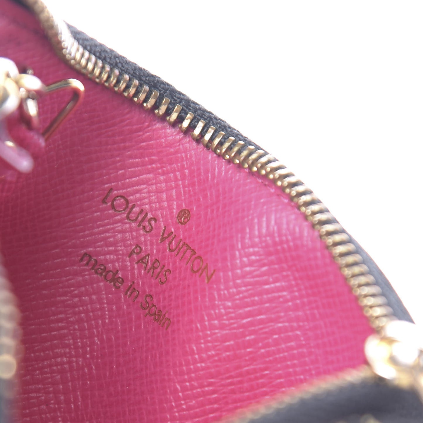 Monogram Multicolor Key Pouch Black Grenade
