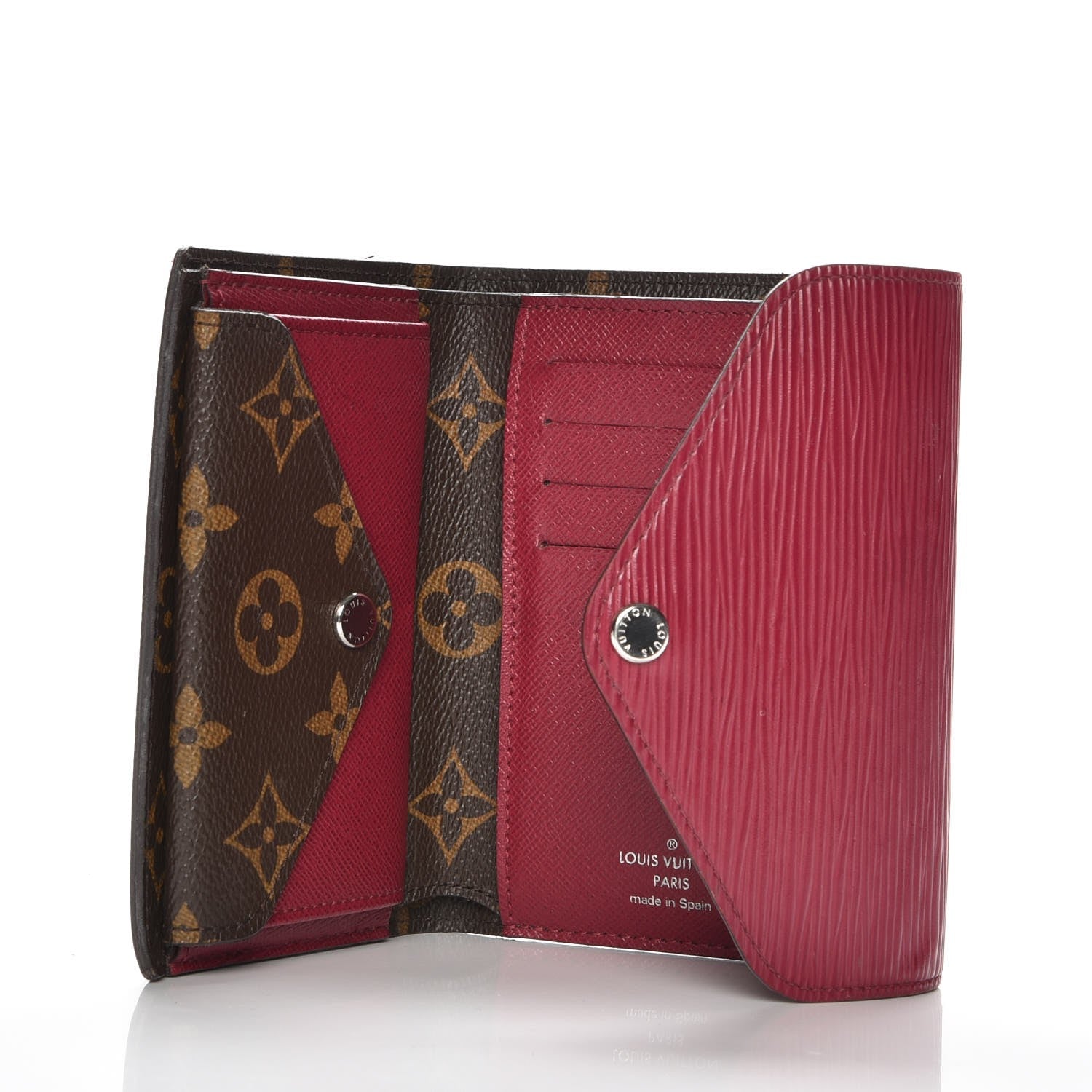 Louis Vuitton Epi Monogram Marie-Lou Compact Wallet Fuchsia 5 of 7