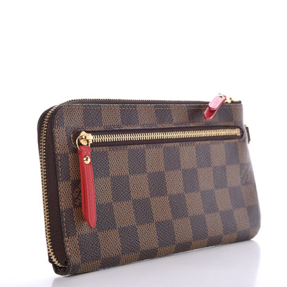 Louis Vuitton Damier Ebene Complice Trunks and Bags Wallet Red 3 of 7