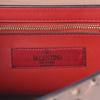 Valentino Garavani Nappa Large Rockstud Spike Shoulder Bag Soft Noisette 7 of 15