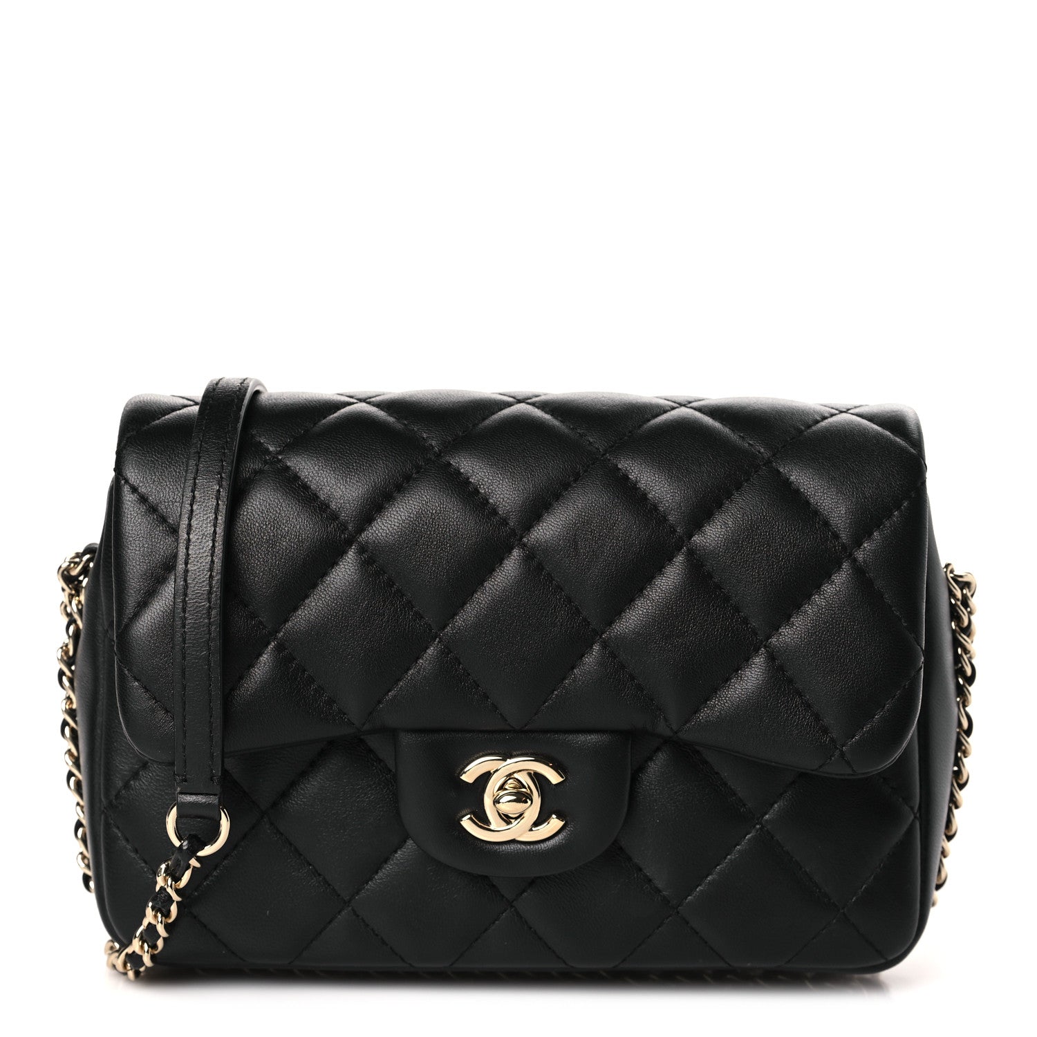 Chanel Lambskin Quilted Small My Precious Flap Black 1 of 9