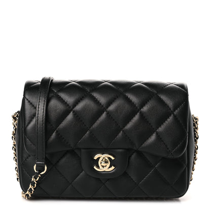 Chanel Lambskin Quilted Small My Precious Flap Black 1 of 9