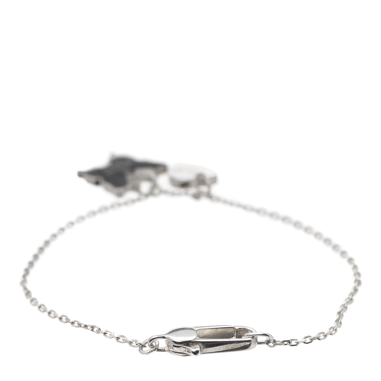 Sterling Silver Trademark Heart Butterfly Bracelet