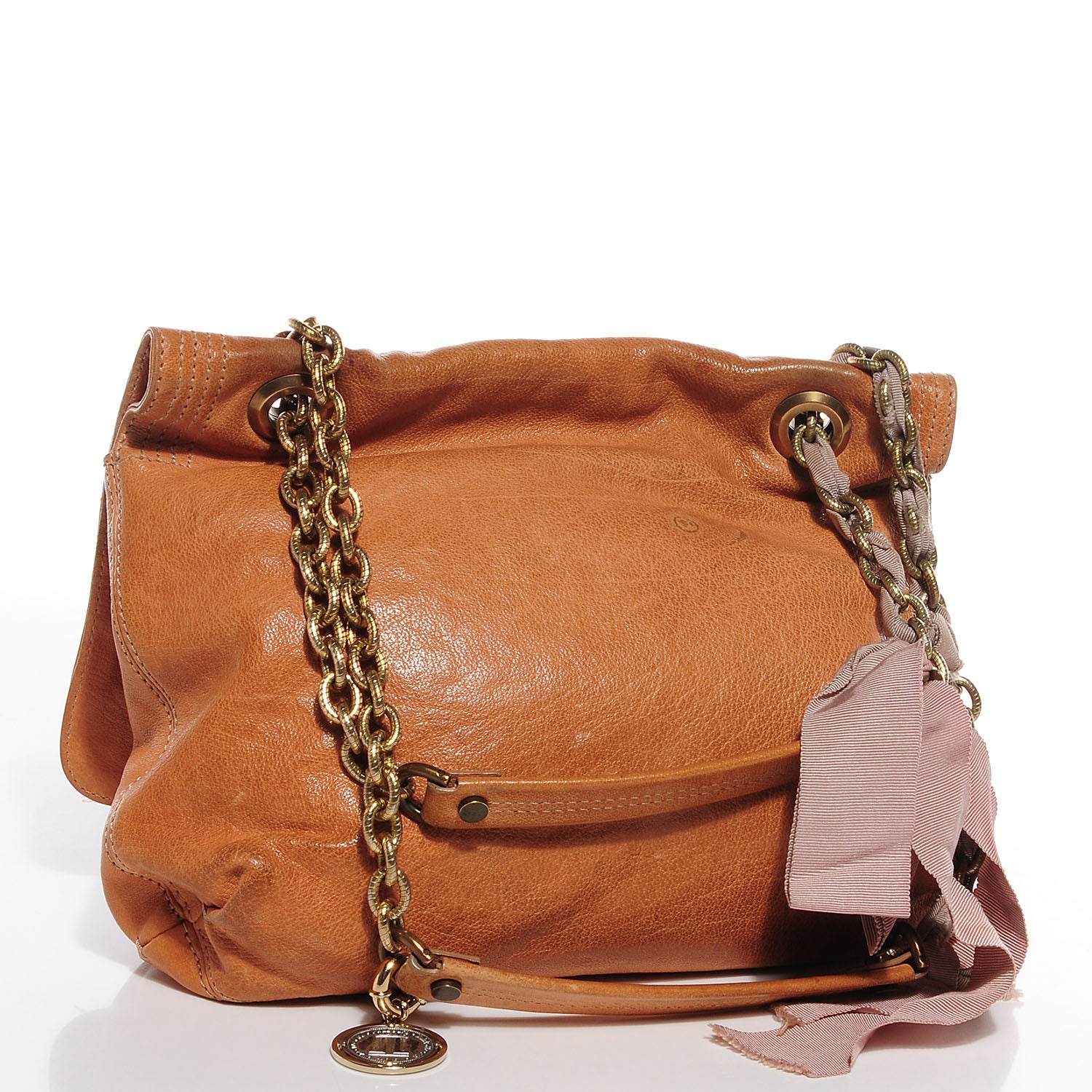 Lanvin Smooth Grained Leather Medium Happy Shoulder Bag 3 of 6