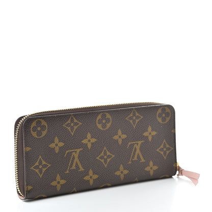 Louis Vuitton Monogram Clemence Wallet Rose Ballerine 3 of 8