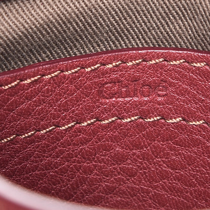 Chloe Calfskin Mini Marcie Round Crossbody Bag Berry Cupcake 7 of 8