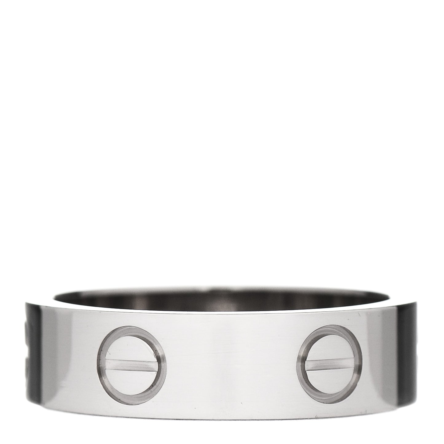 18K White Gold 5.5mm LOVE Ring 54 7